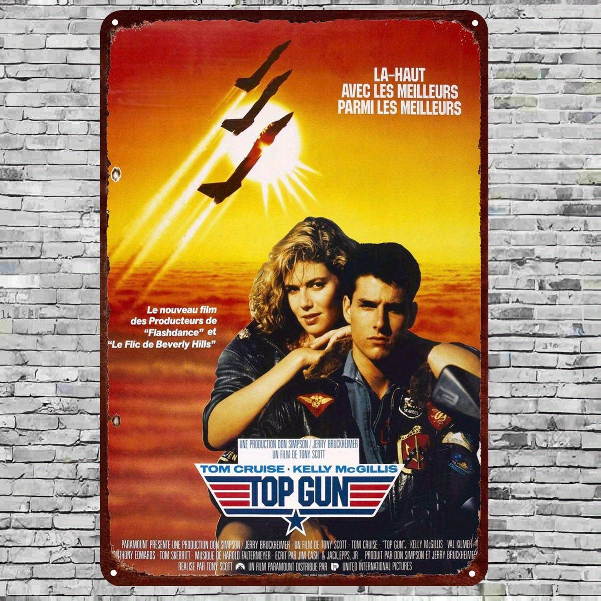 Vintage Collectible Guns - 탑건: 매버릭 & 아이스맨 영화 포스터