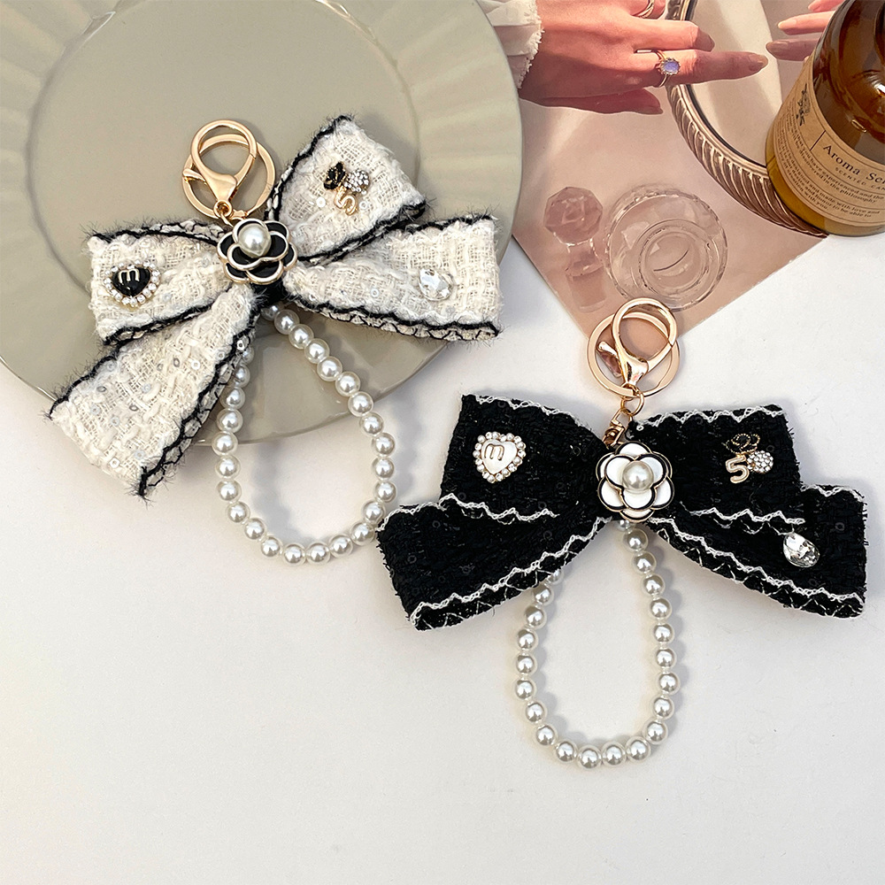 Vintage Collectible Jewelry - 2026 여성용 천 리본 키체인 웨빙