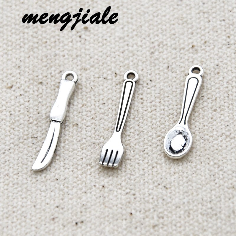 Vintage Collectible Spoons - 골동품 실버 커트러리 컬렉션 펜던트 30
