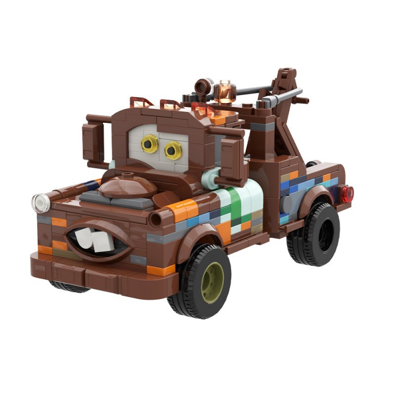 Vintage Toys Collector - 만화풍 빈티지 견인차 MOC 빌딩 블록