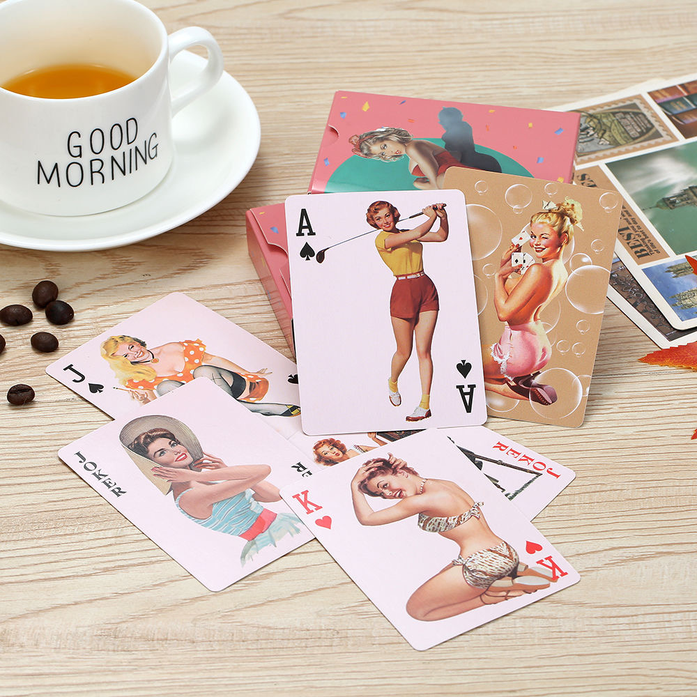 Vintage Collectible Playing Cards - 빈티지 섹시한 비키니 아름다움 카드 놀이,
