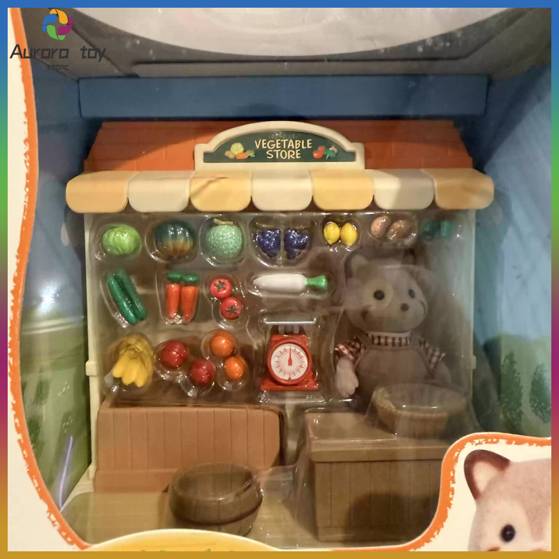 Vintage Collectible Toy Store - 실바니안 패밀리즈 단종된 상점 시리즈 너구리