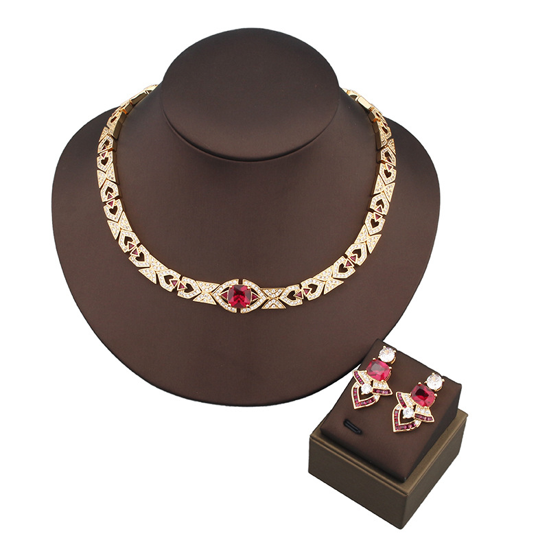 Vintage Collectible Jewelry - 디자이너 컬렉션 스타일 스터드 귀걸이 목걸이,