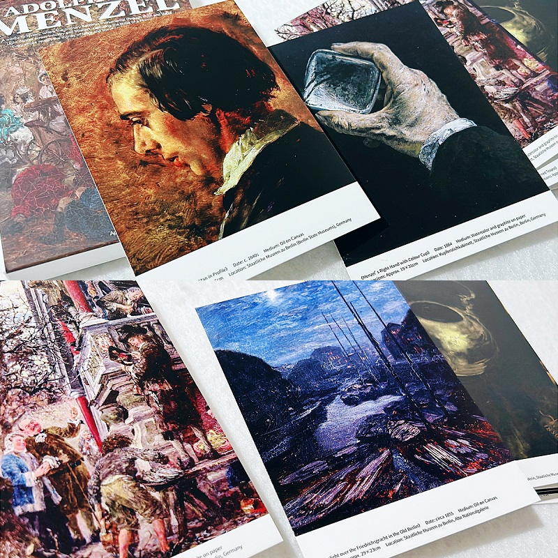 30PCS 아돌프 폰 멘젤 유화 엽서 세트 - 독일 고 - Collectible Vintage Greeting Cards 리뷰 및 가격