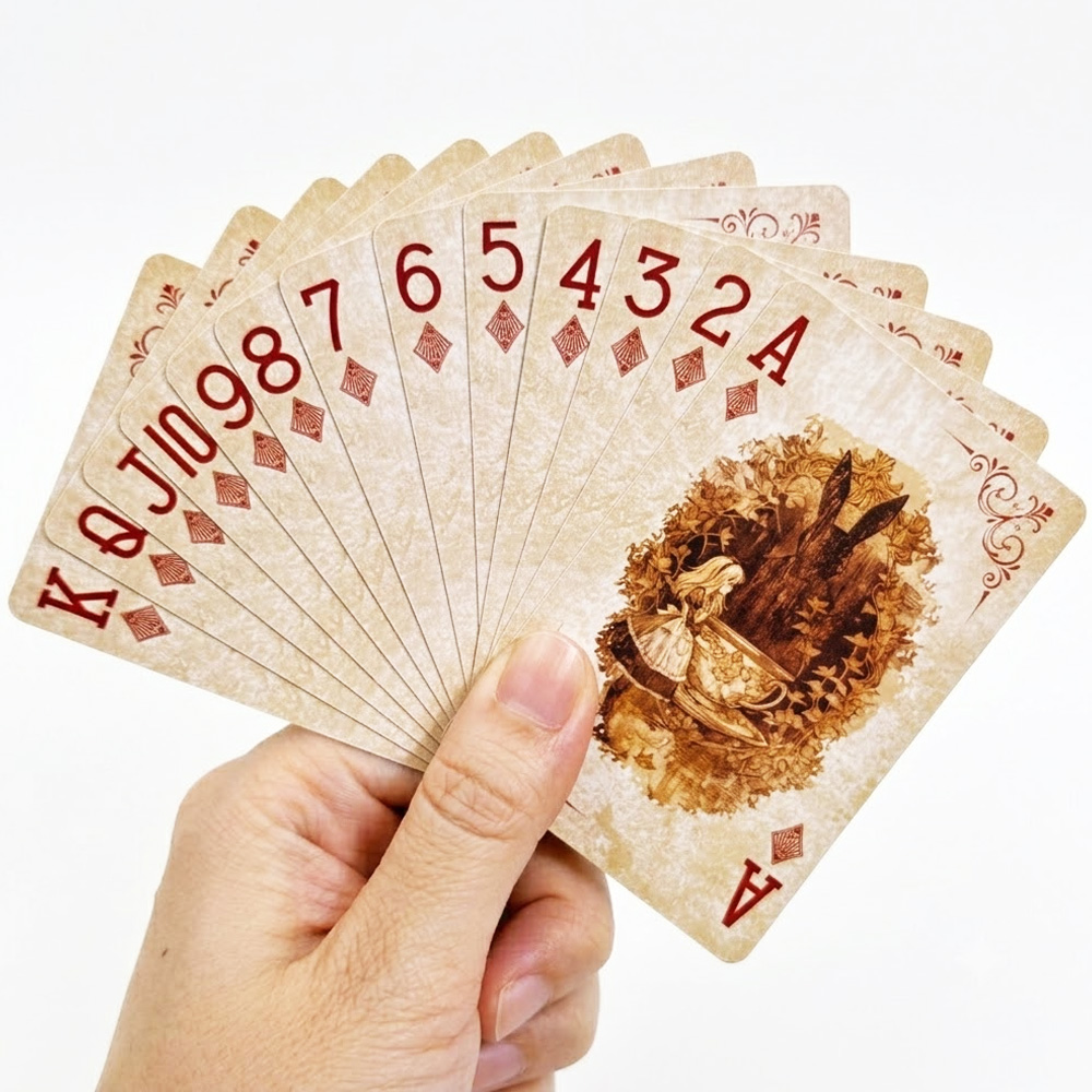 55Pcs 이상한 나라의 앨리스 카드 놀이 럭셔리 레트 - Vintage Collectible Playing Cards 리뷰 및 가격