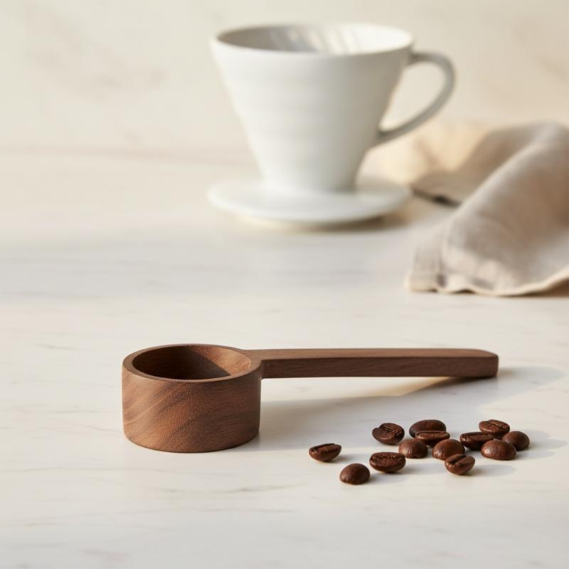 나무 커피 계량 스푼 빈티지 스타일 인체공학적 부드러운 - Vintage Collectible Spoons 리뷰 및 가격