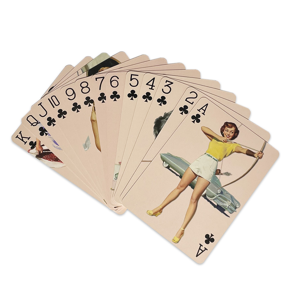 아름다운 귀여운 소녀 컬렉션 카드 놀이 포커 데크 54 - Vintage Collectible Playing Cards 리뷰 및 가격