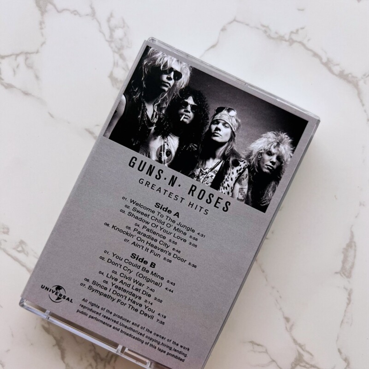 이글스 & 건즈 앤 로지스 클래식 록 음악 카세트 테이 - Vintage Collectible Guns 리뷰 및 가격
