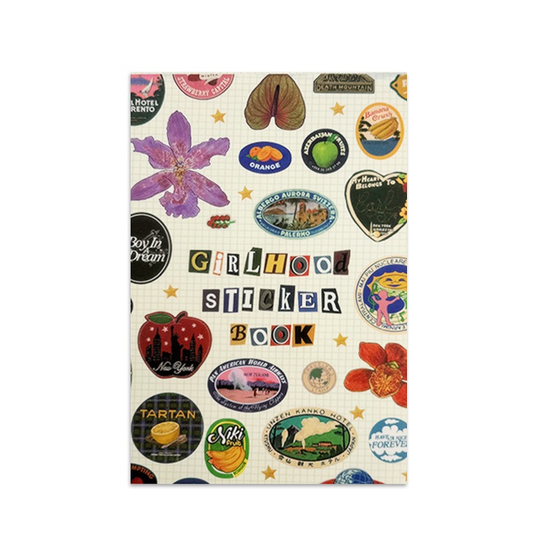 새로운 빈티지 소녀 시절 스티커북 레트로 스타일 소녀들 - Vintage And Collectible Books 리뷰 및 가격