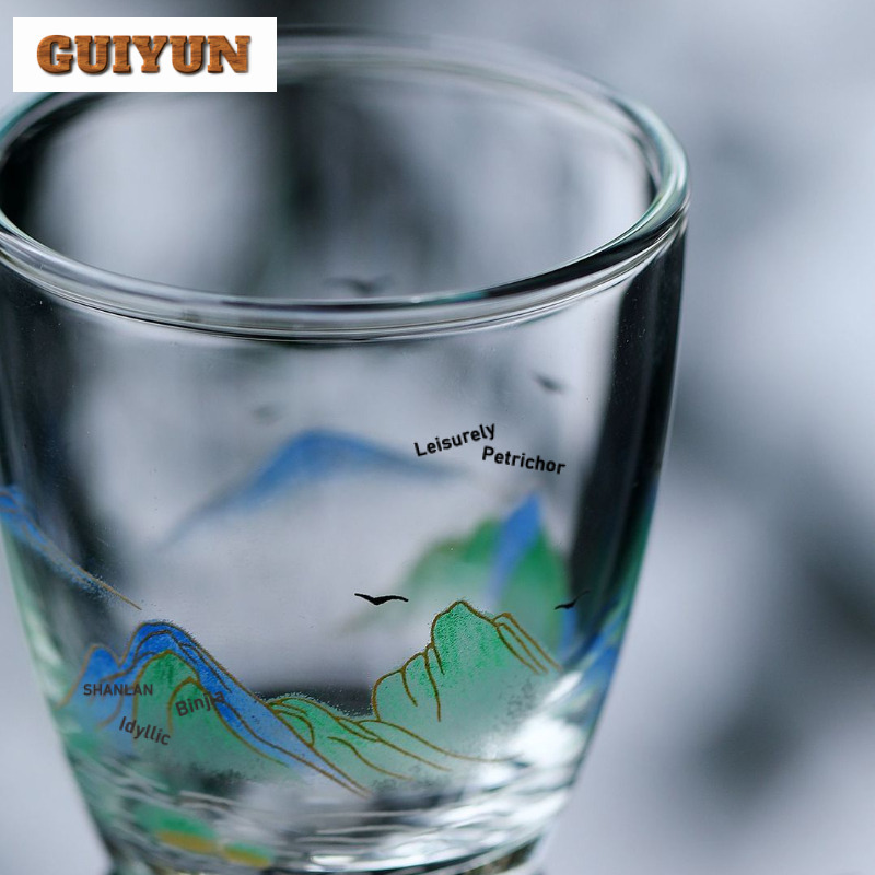 50ml 두꺼운 유리 찻잔 빈티지 티볼 귀여운 컵 차  - Vintage Collectible Glass 리뷰 및 가격