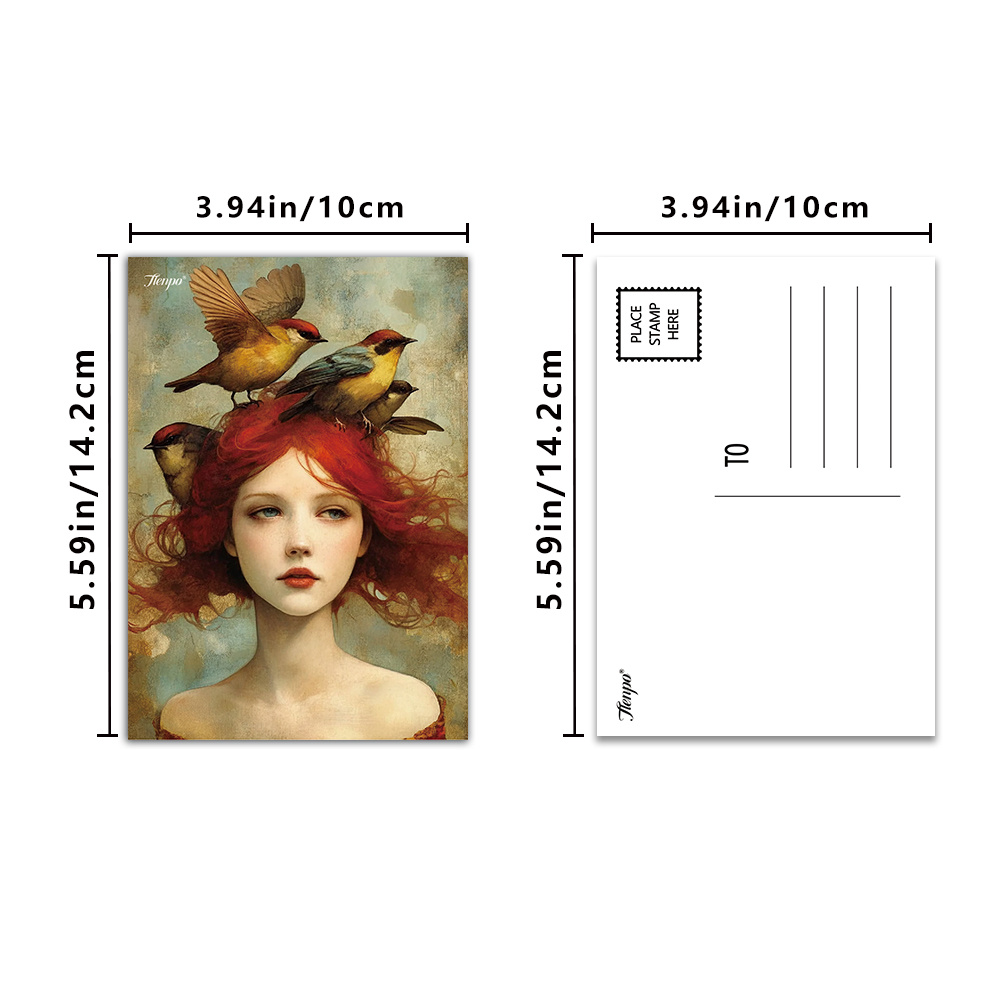 32개, 빈티지 새둥지 머리장식 엽서, 장식/인사말 카 - Collectible Vintage Greeting Cards 리뷰 및 가격