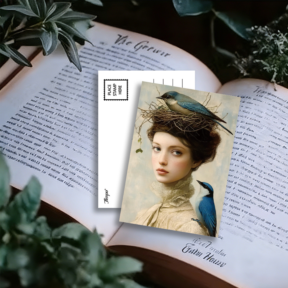 32개, 빈티지 새둥지 머리장식 엽서, 장식/인사말 카 - Collectible Vintage Greeting Cards 리뷰 및 가격