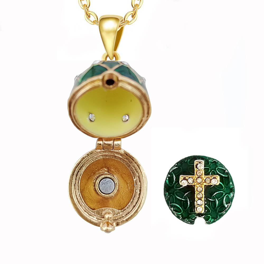 에나멜 Faberge 부활절 에그 펜던트 목걸이, 빈티 - Vintage Collectible Jewelry 리뷰 및 가격