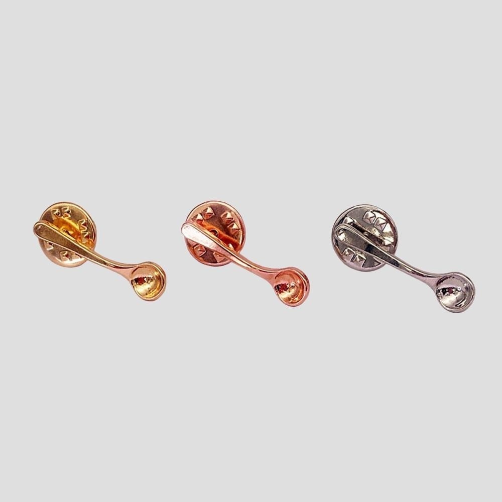 귀여운 디자인 스푼 브로치, 독창적인 금속 소형 커피  - Vintage Collectible Spoons 리뷰 및 가격