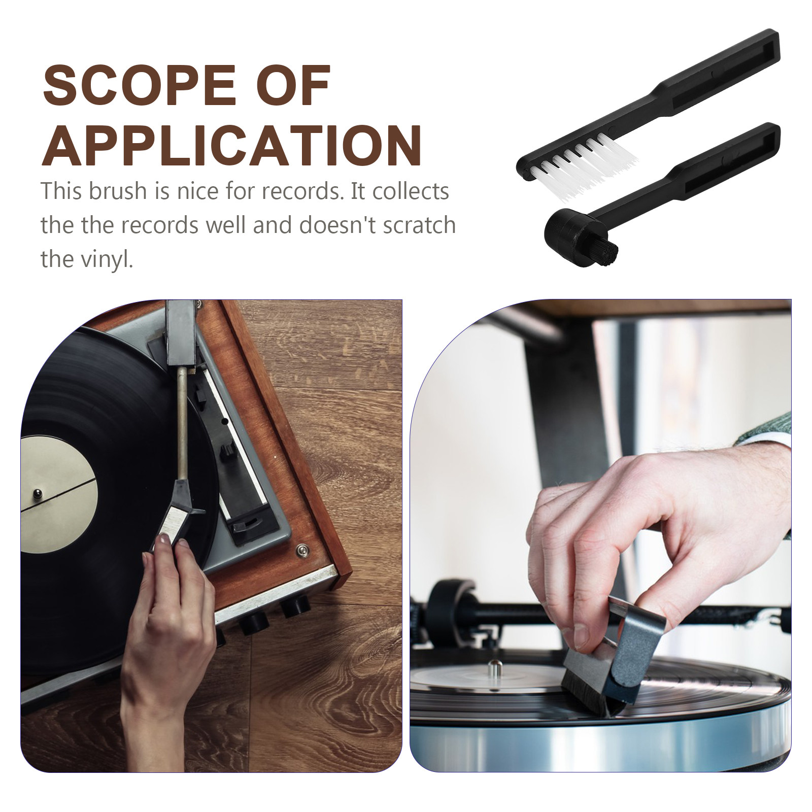 2개 레코드 플레이어 니들 클리너 비닐 청소 브러시 턴 - Vinyl Record Cleaner 리뷰 및 가격
