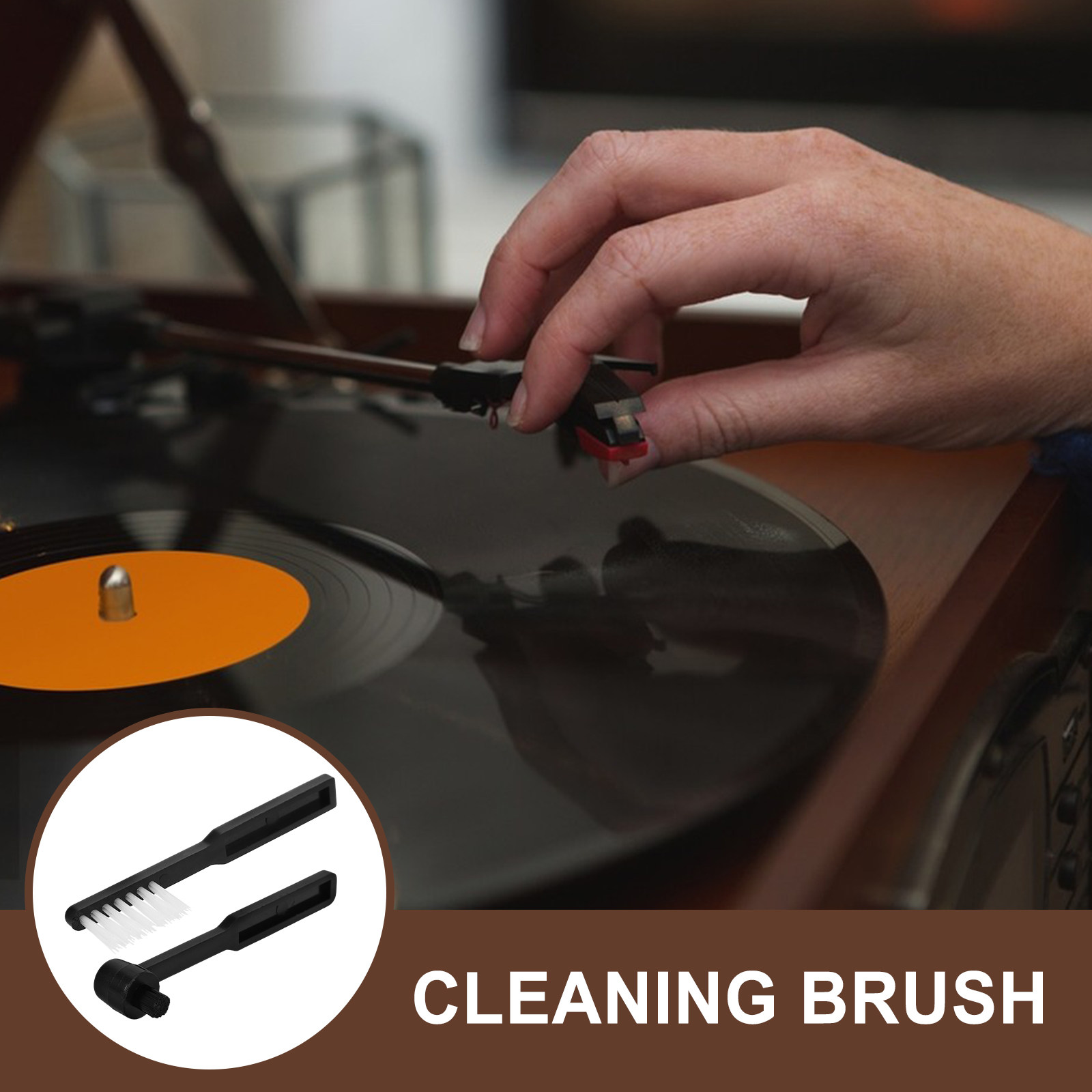 2개 레코드 플레이어 니들 클리너 비닐 청소 브러시 턴 - Vinyl Record Cleaner 리뷰 및 가격