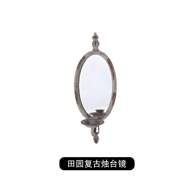 빈티지 캔들스틱 캔들 벽 장식 거울 정원 벽 장식 캔들 - Vintage Collectible Glass 리뷰 및 가격