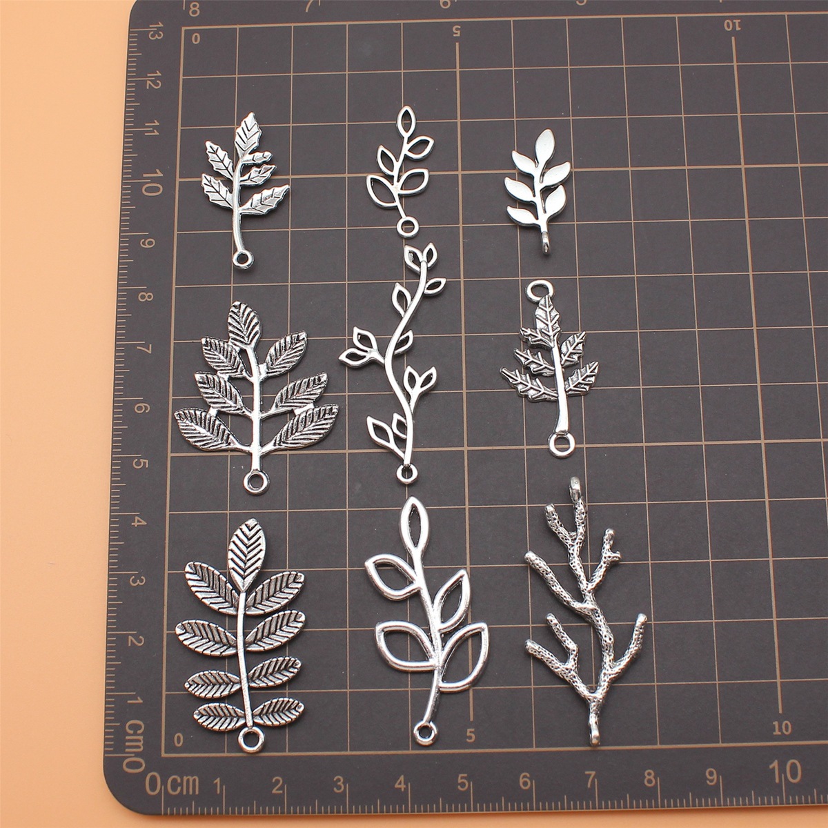 DIY 쥬얼리 제작용 앤티크 실버 컬러 브랜치 참 컬렉 - Vintage Collectible Jewelry 리뷰 및 가격