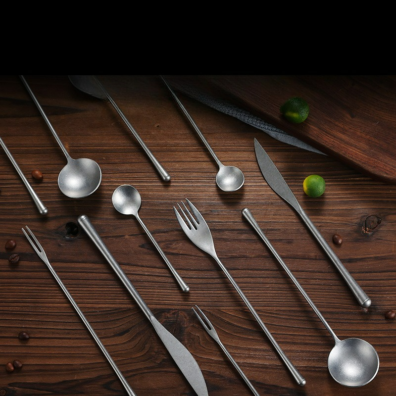 빈티지 스테인리스 스틸 커틀러리 세트 나이프 포크 롱  - Vintage Collectible Spoons 리뷰 및 가격
