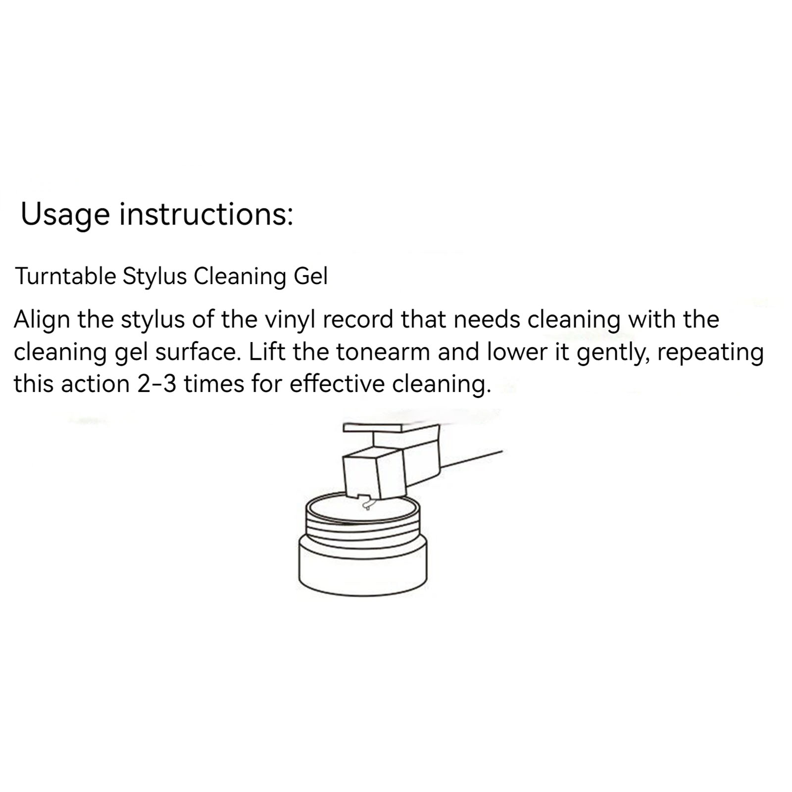 스타일러스 청소용 접착제 재사용 가능한 먼지 없는 바늘 - Vinyl Record Cleaner 리뷰 및 가격