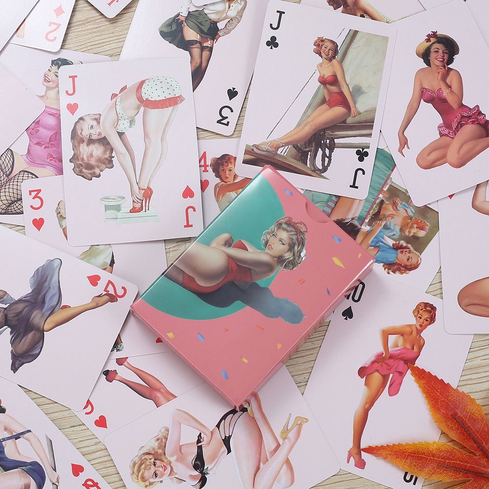 빈티지 섹시한 비키니 아름다움 카드 놀이, 파티 게임  - Vintage Collectible Playing Cards 리뷰 및 가격