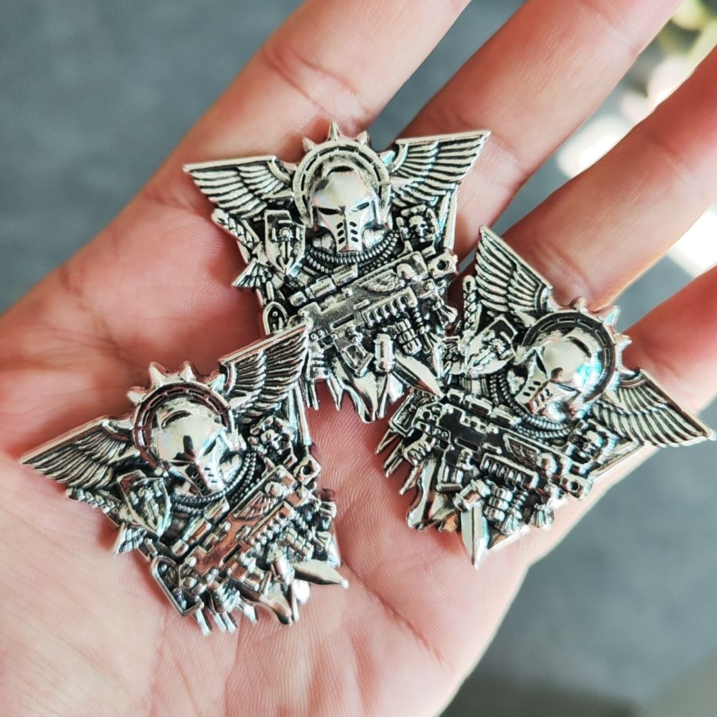 빈티지 날개 달린 헬멧 건메탈 브로치 레트로 전사 패턴 - Vintage Collectible Guns 리뷰 및 가격