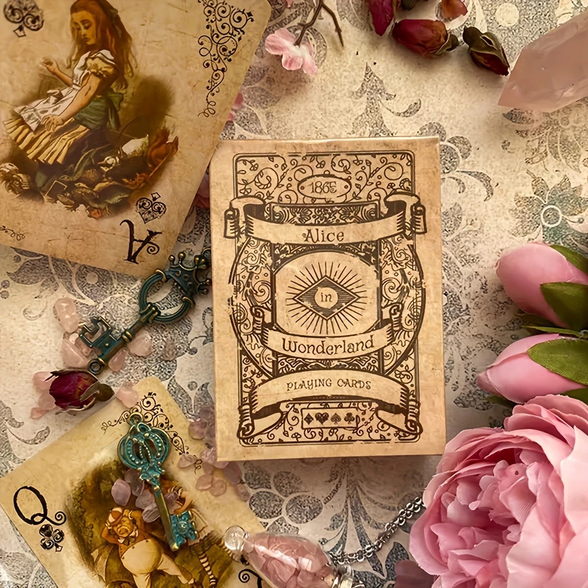 54PCS 앨리스 빈티지 종이 포커. 이상한 나라의 앨 - Vintage Collectible Playing Cards 리뷰 및 가격