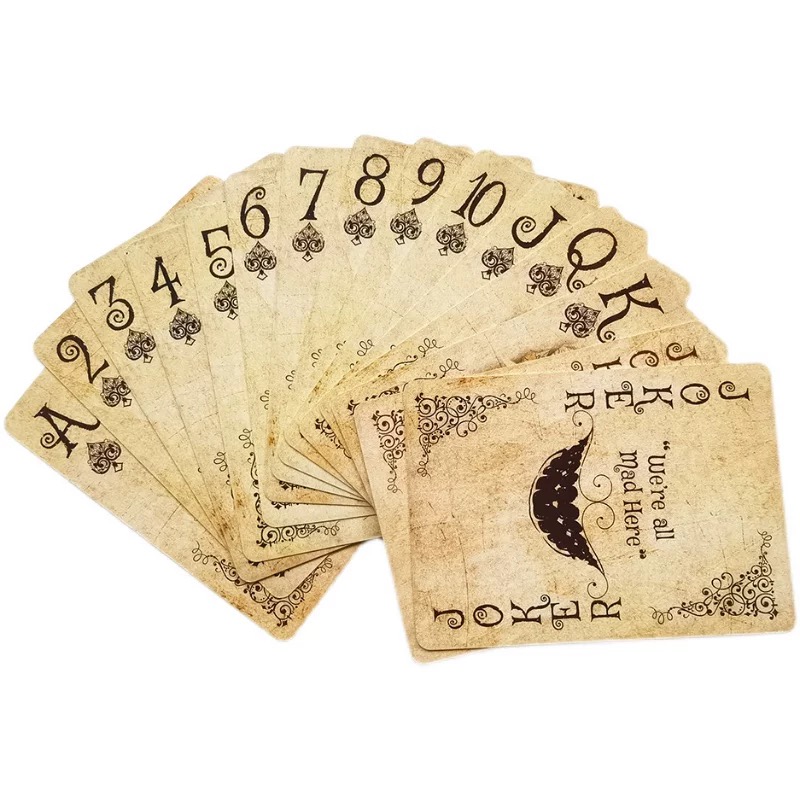 54PCS 앨리스 빈티지 종이 포커. 이상한 나라의 앨 - Vintage Collectible Playing Cards 리뷰 및 가격