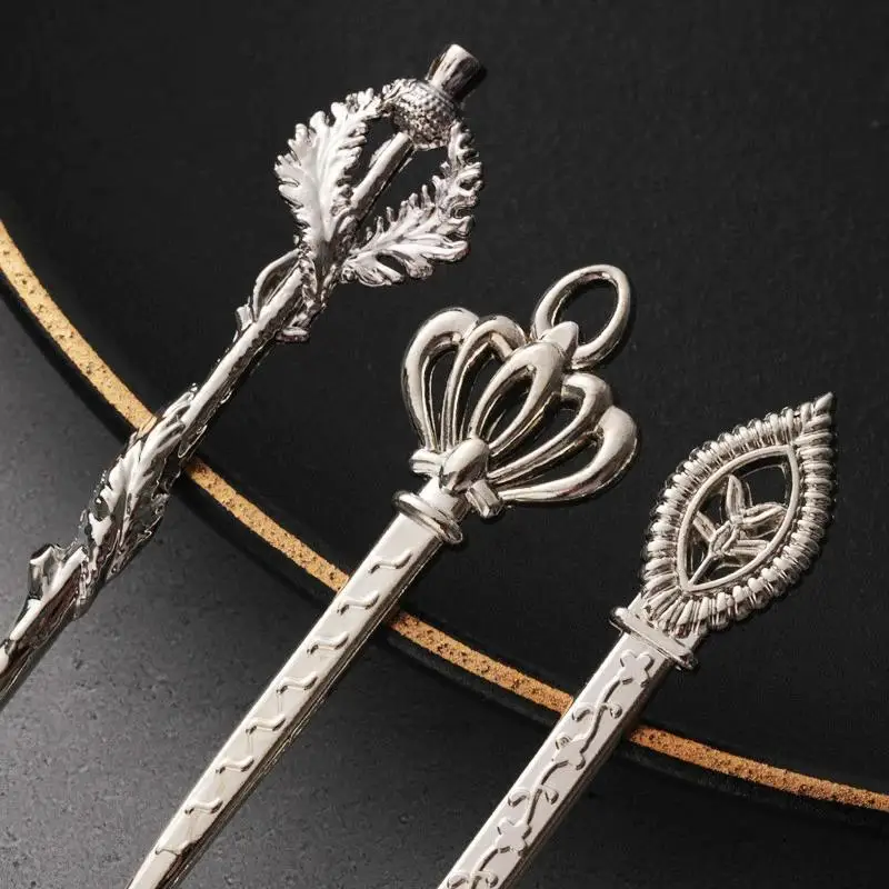 6pcs 빈티지 숟가락 포크 로얄 스타일 골드 새겨진  - Vintage Collectible Spoons 리뷰 및 가격