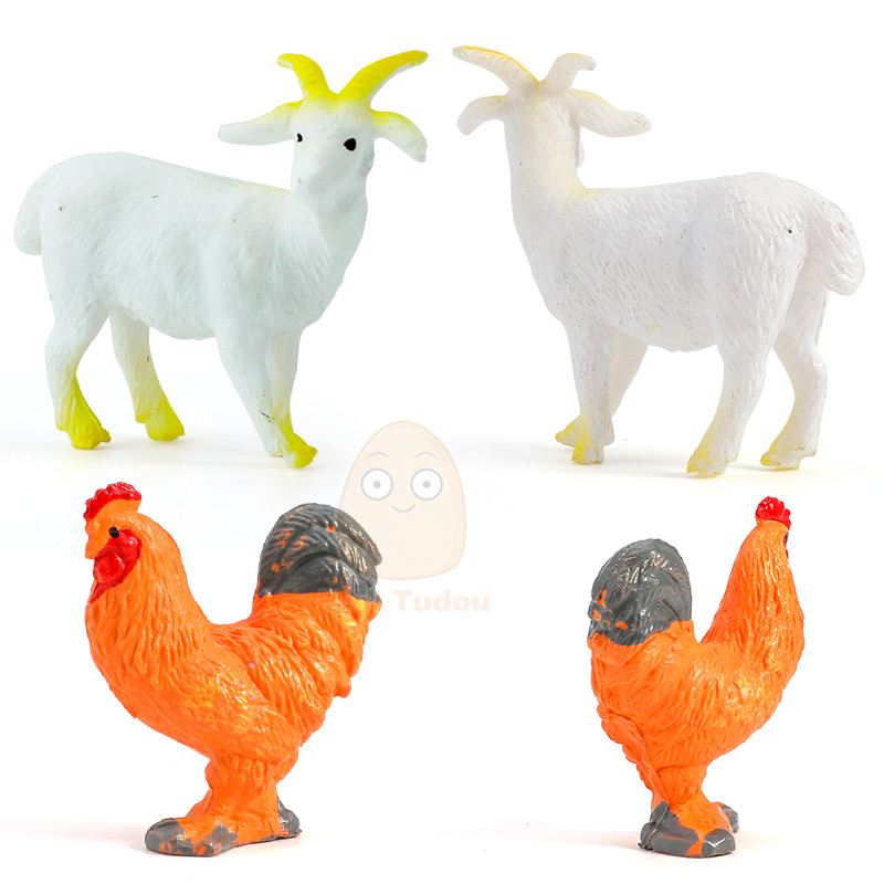 12PCS 시뮬레이션 가금류 농장 동물 모델 장난감 미 - Collectible & Vintage Dolls For Christmas 리뷰 및 가격