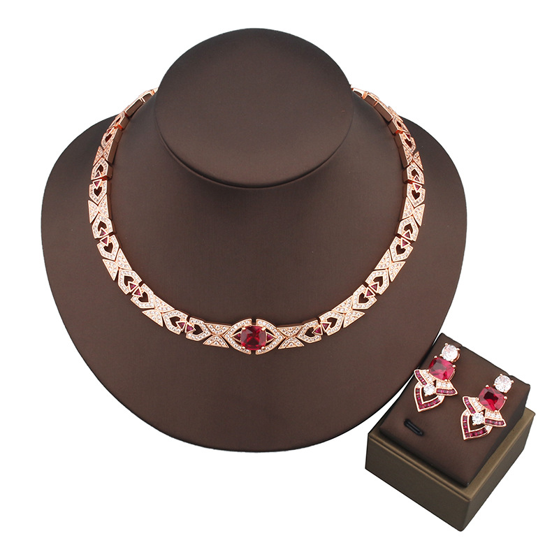 디자이너 컬렉션 스타일 스터드 귀걸이 목걸이, 여성 레 - Vintage Collectible Jewelry 리뷰 및 가격
