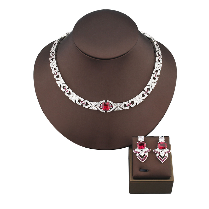 디자이너 컬렉션 스타일 스터드 귀걸이 목걸이, 여성 레 - Vintage Collectible Jewelry 리뷰 및 가격