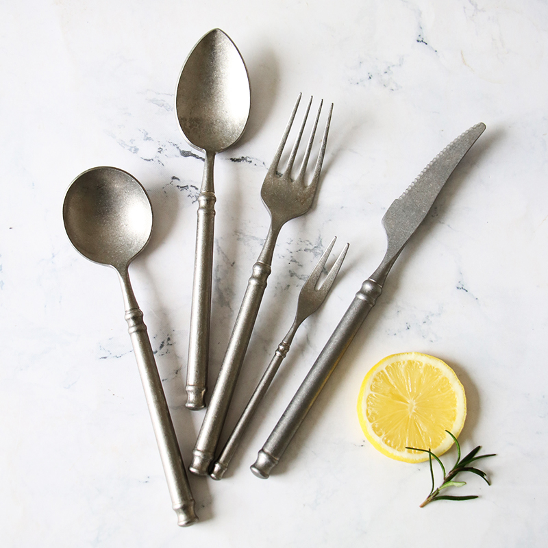 레트로 스크럽 304 스테인레스 스틸 식기류 주방 칼  - Vintage Collectible Spoons 리뷰 및 가격