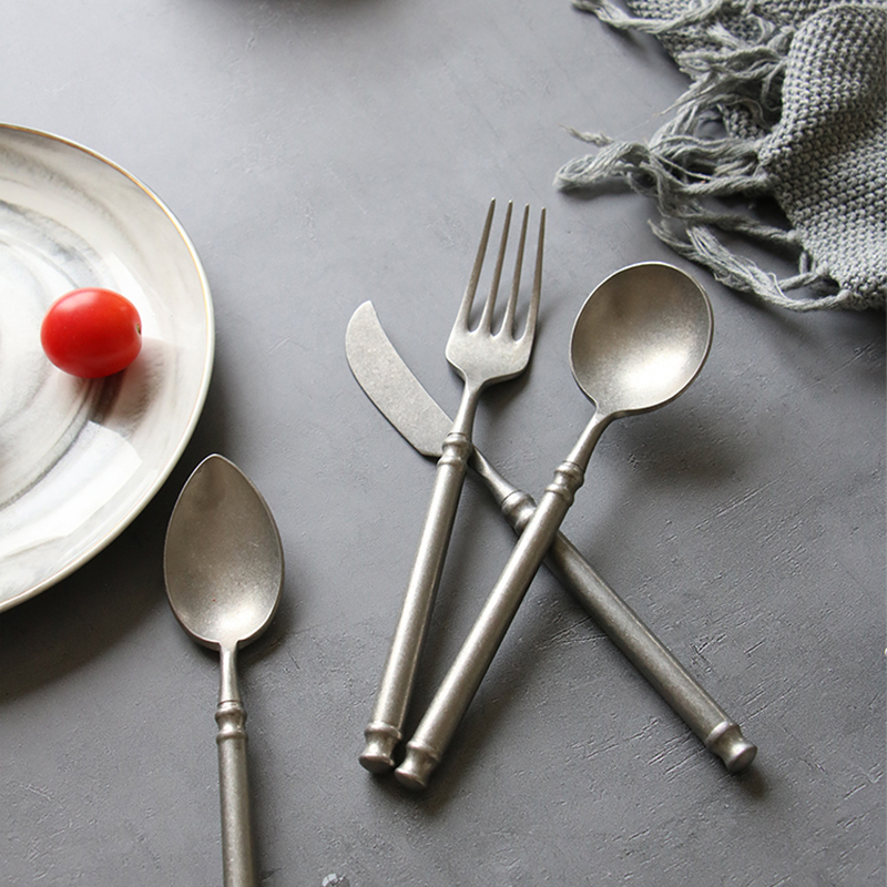 레트로 스크럽 304 스테인레스 스틸 식기류 주방 칼  - Vintage Collectible Spoons 리뷰 및 가격