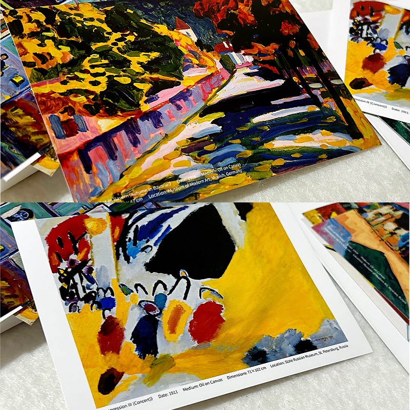 바실리 칸딘스키 아트 엽서 세트 30장 - 수집 및 장 - Collectible Vintage Greeting Cards 리뷰 및 가격