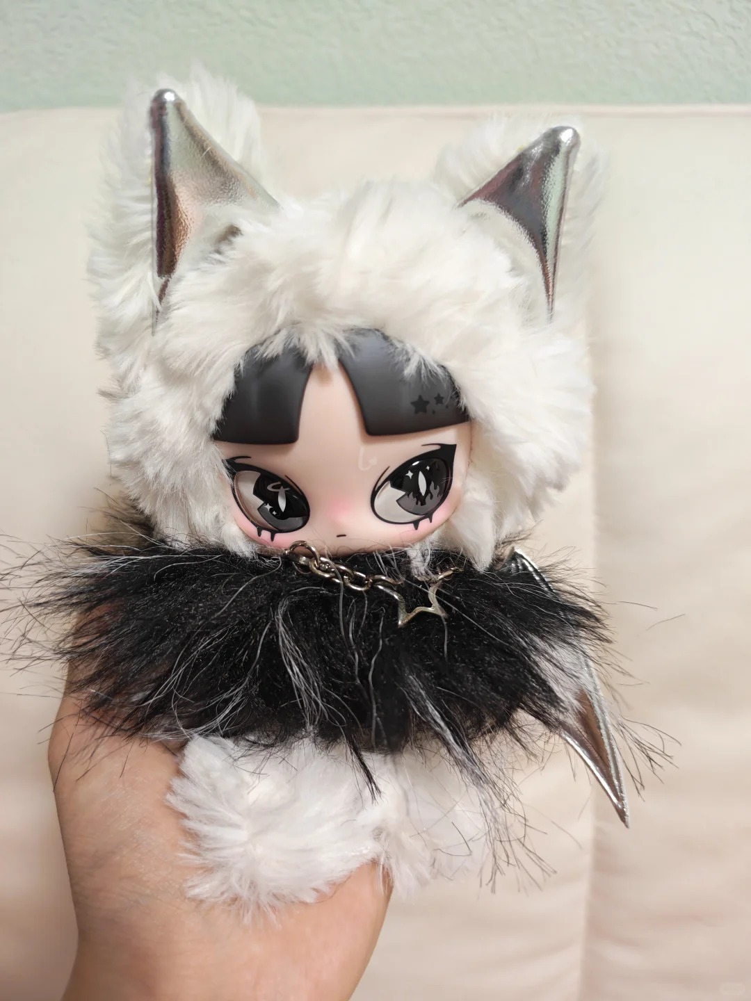 오리지널 인즈 이즈 앤젤 고양이 플러시 인형 실버 윙  - Collectible & Vintage Dolls For Christmas 리뷰 및 가격