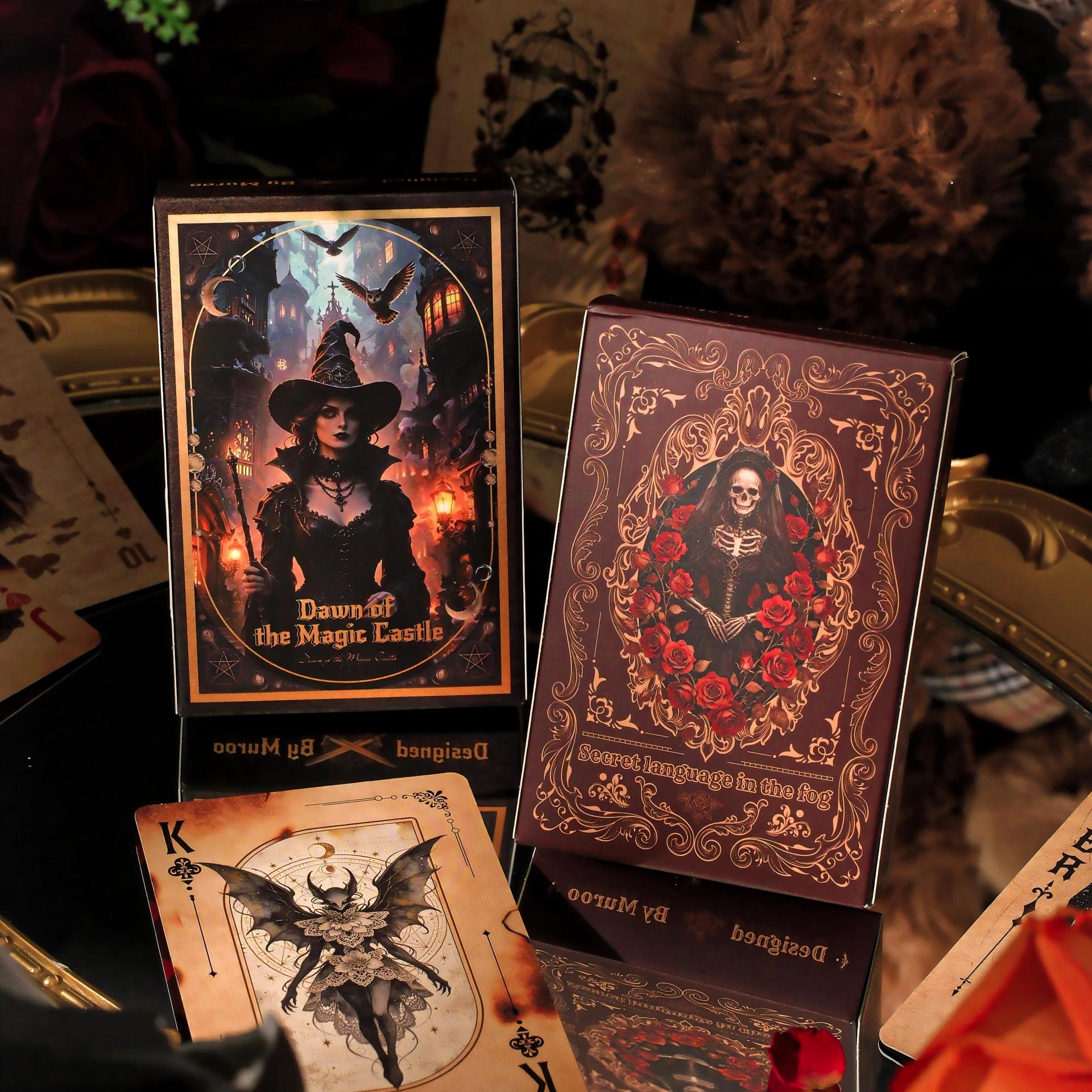 미스터리 위스퍼 플레잉 카드 – 빈티지 디자인 포커 카 - Vintage Collectible Playing Cards 리뷰 및 가격