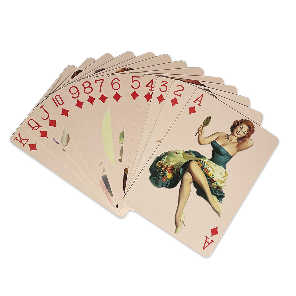 미국 복고풍 섹시한 아름다운 아가씨 비키니 귀여운 소녀 - Vintage Collectible Playing Cards 리뷰 및 가격